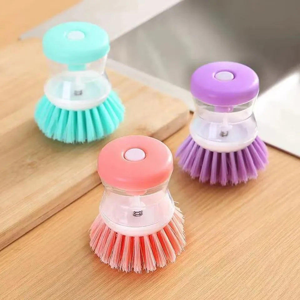 Opvaskebørste med dispenser