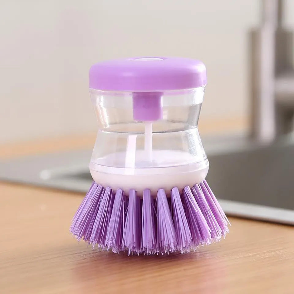 Opvaskebørste med dispenser